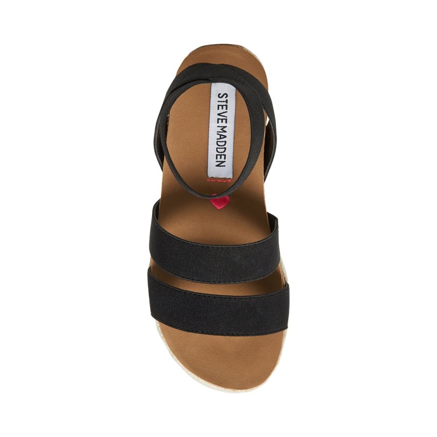 Sandalias de Plataforma Steve Madden Jkimmie Niños Negras | ES GS3S42